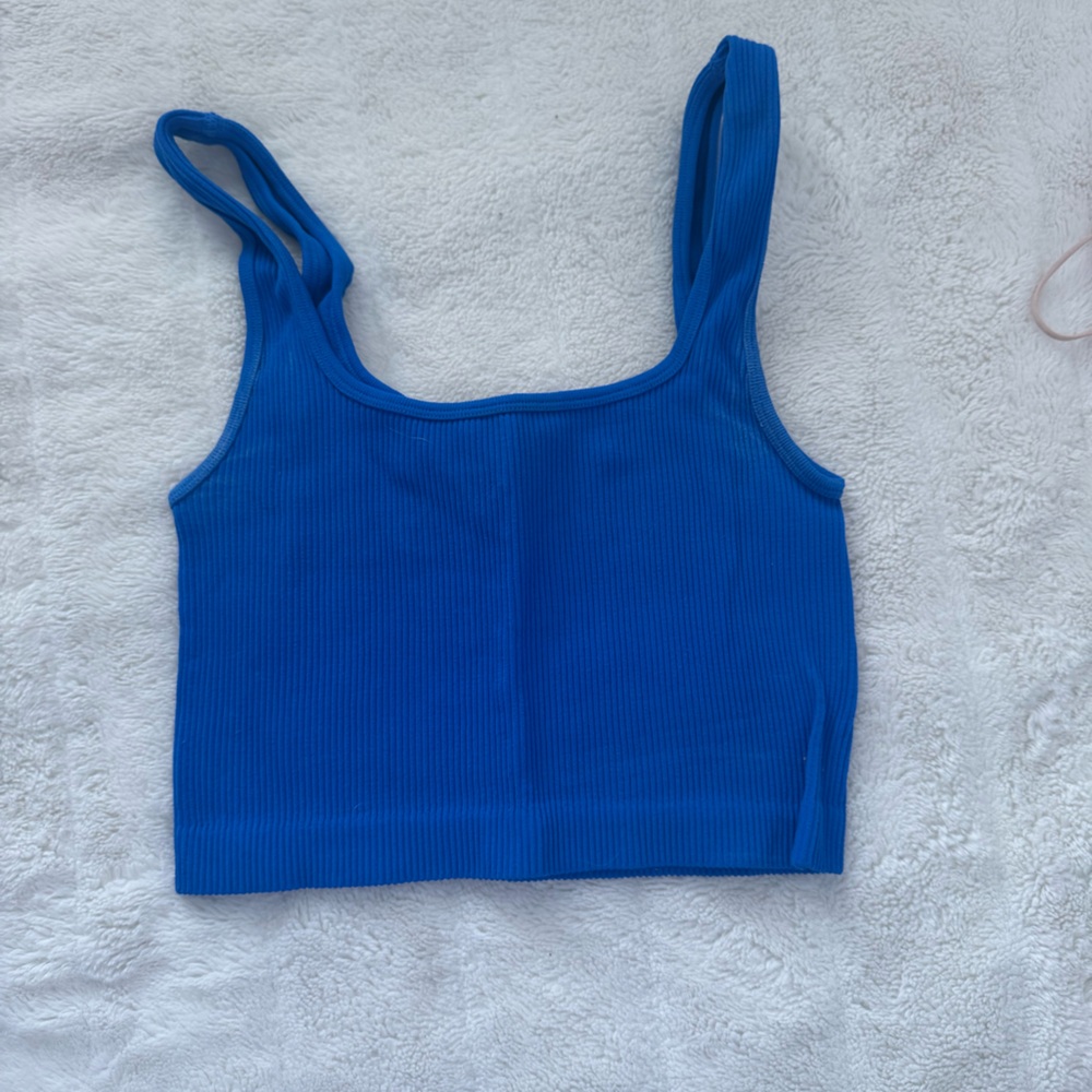 Zara blue tank top size medium/large in perfect condition